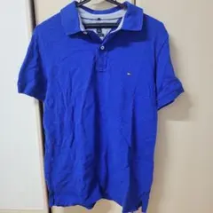 TOMMY HILFIGER ポロシャツ ブルー Mサイズ
