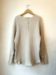 アーバンリサーチドアーズ 長袖カットソー ワッフル編み