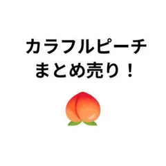 カラフルピーチ まとめ売り 300円〜 バラ売り⭕️ 即購入❌ 説明ご覧