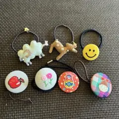 カラフルなヘアゴム8個セット