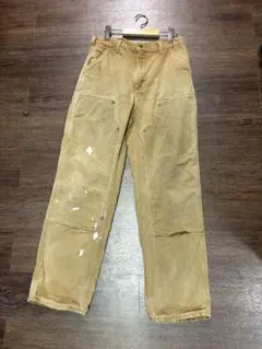 カーハート　ダブルニー　ベージュ　　パンツ　32×32 usa製