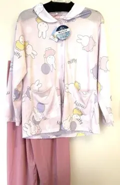 新品　miffy ミッフィー　ひんやり冷感　パジャマ　ピンク　M〜Lのサムネイル