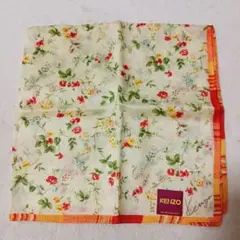 新品KENZO　ケンゾー　ハンカチ　花柄　フラワーモチーフ