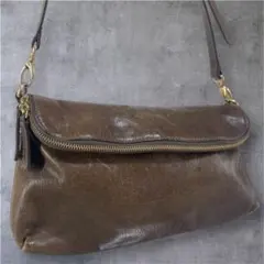 Dakota ダコタ ショルダーバッグ レザー ブラウン y2k