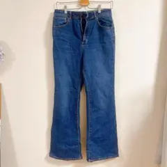 フレアジーンズ GU ジーユー ジーンズ パンツ ズボン Lサイズ デニム