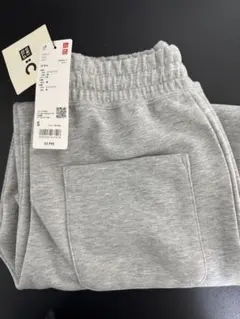 【未使用】ユニクロC ワイドスウェットパンツ Sサイズ　グレー