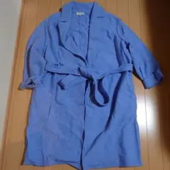 マッキントッシュMacintosh ウールロングコート 水色 44　羽織り