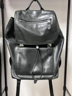美品⭐︎ コーチ バックパック レザー 大容量 71989 リュック 黒 チャーム