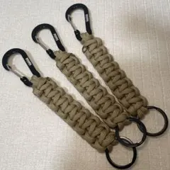 BOOMS FISHING パラコード キーホルダー 3本セット
