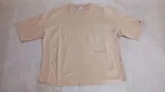 Championリバースウィーブ Tシャツ ベージュ　ビッグシルエット サイズM