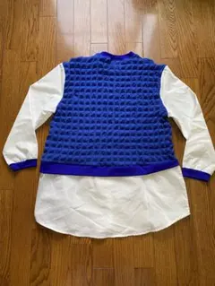 BOSTWARD トップス　シャツ　ニットベスト　青　ブルー　新品