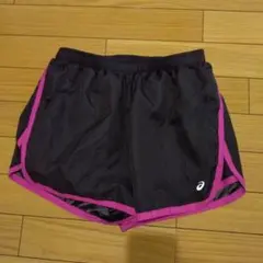 asics　アシックス　ランニングトランクス　レディースL　ショートパンツ