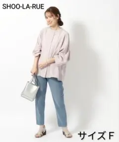 SHOO-LA-RUE＊パネルストライプ ドルマンブラウス・サイズＦ＊レディースのサムネイル