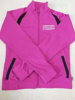 (値下げOK)PUMA ピンク ジップアップジャケット　160cm