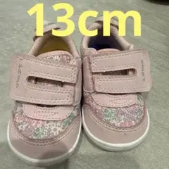 IFMEイフミー花柄ピンクシューズ13cm