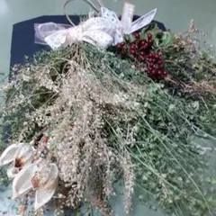 №116 男前❀流木スワッグ❀すだれ風❀ドライフラワー❀流木インテリア