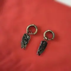 MARCELO BURLON 깃털 톱 귀걸이