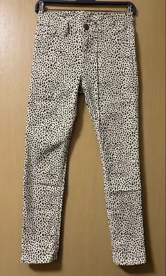 ローリーズファーム レオパード レギンスパンツ Lsize ベージュ