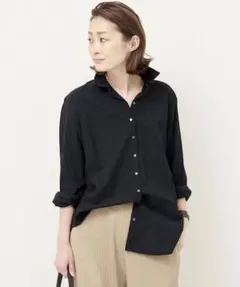 Deuxieme Classe XiRENA black cottonshirtのサムネイル