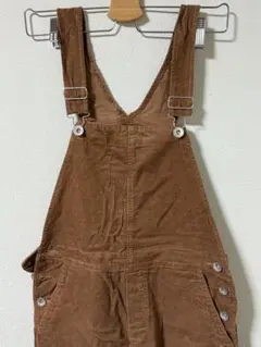 Emsexcite エムズエキサイト　ブラウン コーデュロイ サロペット