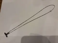 リーフモチーフ ネックレス ブラックマット フランス製 Neckless 