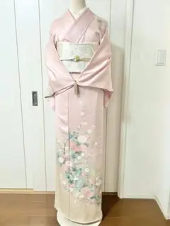 訪問着 4点フルセット a165H 作家物　入学式　結婚式　七五三　お宮参り 訪問着4点フルセット 正絹 七五三 お宮参り 結婚式 訪問着フルセット