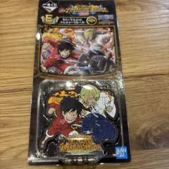 一番くじ ワンピース トレジャークルーズ G賞 ラバーマスコット　ルフィーサンジ