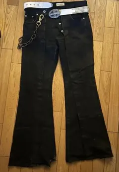no mass prod glm02 flare denim サイズ2のサムネイル