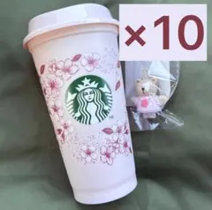 SAKURA2026リユーザブルカップ+ドリンクホールキャップベアリスタ　10点