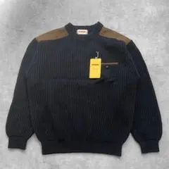 suz""""様 MCGREGOR ショルダーパッチ ニット L ブラック