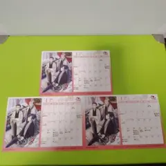 3枚　文豪とアルケミスト　書店コラボ　ポストカード型カレンダー　1月　谷崎潤一郎