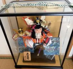 五月人形 武者人形 ガラスケース入りのサムネイル