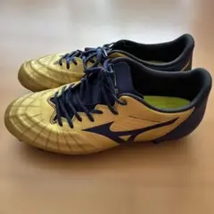 Mizuno REBULA サッカーシューズ ゴールド/ネイビー