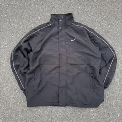 あ*い様 90s USA製　ナイキ　ナイロンジャケット　ブラックoldnike
