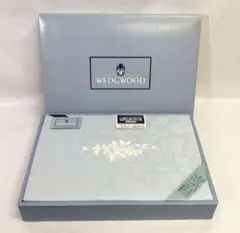 【127】新品 ウエッジウッド フラットシーツ WEDGWOOD ブルー
