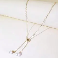 ♥️今年人気♥️おしゃれ　パール　レディース ネックレス　プレゼント　ゴールド
