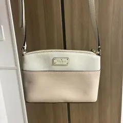 【kate spade】ショルダーバッグ ホワイト/ピンクベージュ