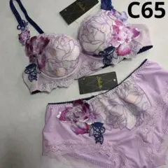 02018　サルート　ワコール　新品　ブラC65/ショーツM