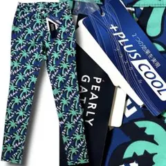 1 パーリーゲイツ 接触冷感 +PLUSCOOL ヤシの木 ロングパンツ 110