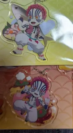 鬼滅の刃 全集中展 無限列車編・遊郭編 ご当地アクリルチャーム 猗窩座