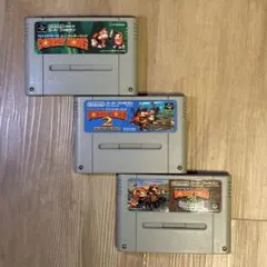 SFC　スーパードンキーコング　１&２&３　3本セット