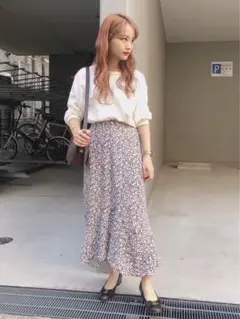 最終値下げ✨　美品　jumelle / ジュメロ　マーメイドスカート　小花柄