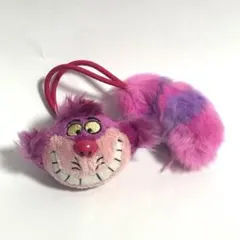 【未使用美品】ディズニー チェシャ猫 ぬいぐるみヘアゴム