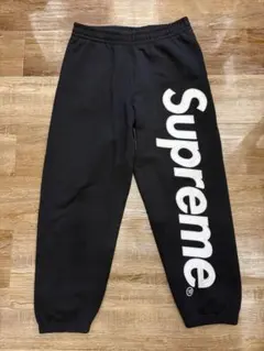 Supreme SatinAppliqueSweatpant 25FWBlack