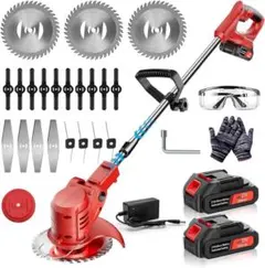 草刈り機 充電式草刈機 コードレス バッテリー付き 18000rpm