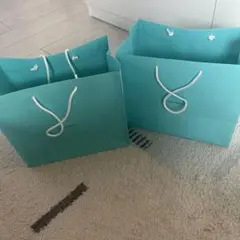 TIFFANY&Co. ティファニー ショッパー 紙袋 2枚セットのサムネイル