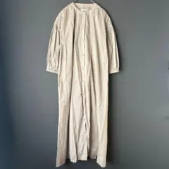 【美品】URBAN RESEARCH ITEMS バンドカラーロングシャツワンピ