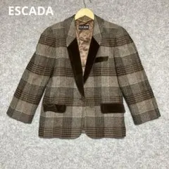ESCADA チェック柄テーラードジャケットのサムネイル