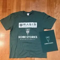 KOBE STORKS バスケットボール Tシャツ　クリアファイルセット
