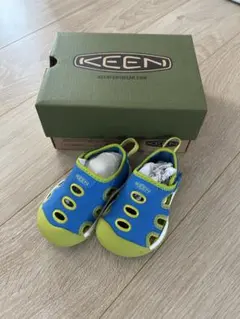 KEEN ベビーサンダル 青/緑
